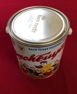 Sơn phủ alkyd (bóng) màu trắng sơn dầu  100 3Kg Sơn Bạch Tuyết
