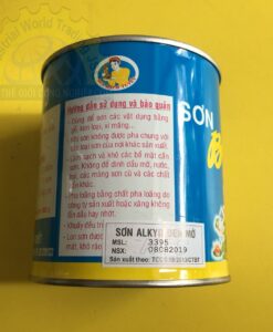 Sơn Alkyd Đen mờ 0.8Kg  TGCN-16994 Sơn Bạch Tuyết