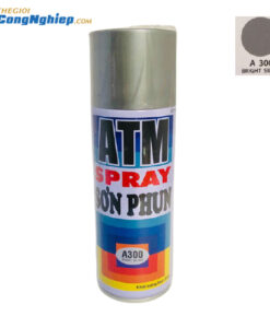 Sơn xịt ATM màu bạc 400ml   A300 BRIGHT SILVER ATMSPRAY