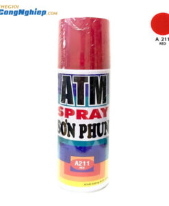 Sơn xịt ATM màu đỏ 400ml  A211 RED ATMSPRAY