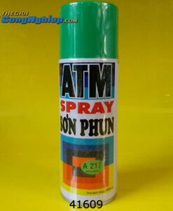 Sơn xịt ATM màu xanh táo 400ml   A217 APPLE GREEN ATMSPRAY