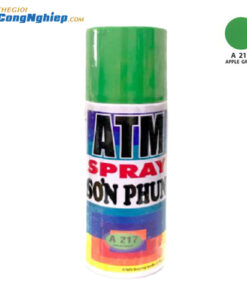 Sơn xịt ATM màu xanh táo 400ml   A217 APPLE GREEN ATMSPRAY