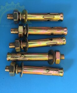 Tắc kê sắt xi vàng M10x80mm  TGCN-38613 vhardware