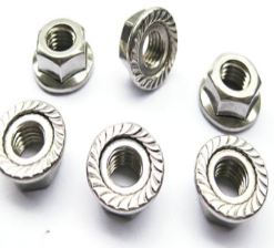 Túi 100 con Đai ốc liền (Tán liền) inox 304 M8 theo tiêu chuẩn DIN 6923 TGCN-43940 vhardware