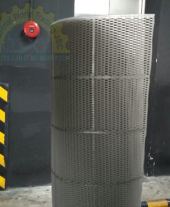 Thảm nhựa lưới tổ ong màu ghi khổ 1.2x 20 m  TGCN-45536 OEM-2302