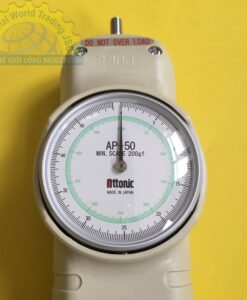 Đồng hồ đo lực kéo đẩy 50kg/500n, vạch chia 200g/2n, hiển thị đồng hồ cơ mechanical force gauge AP-50 Attonic