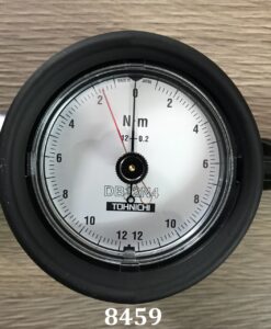 Cờ lê đo lực xoắn siết dải lực 1~12N.m, đầu siết 1/4in, có đồng hồ hiển thị DB12N4-S Tohnichi