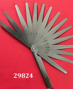 Thước căn lá, dải đo 0.02 - 1mm , chiều dài lá 10cm KP-YS-FG100B17 KORPER