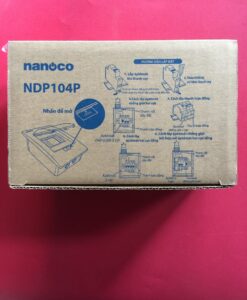 Tủ điện âm tường dùng cho mcb đế nhựa, nắp nhựa  NDP104P Nanoco