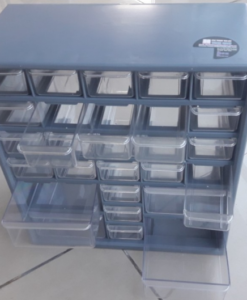 Tủ dụng cụ, có ngăn kéo 24 hộc, chất liệu nhựa PS kích thước 30 x 15 x 33cm  TGCN-34080 OEM-866