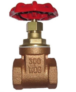 Van cổng đồng tay quay nối ren trong, kích thước DN50 2inch  KVS-402 KVS