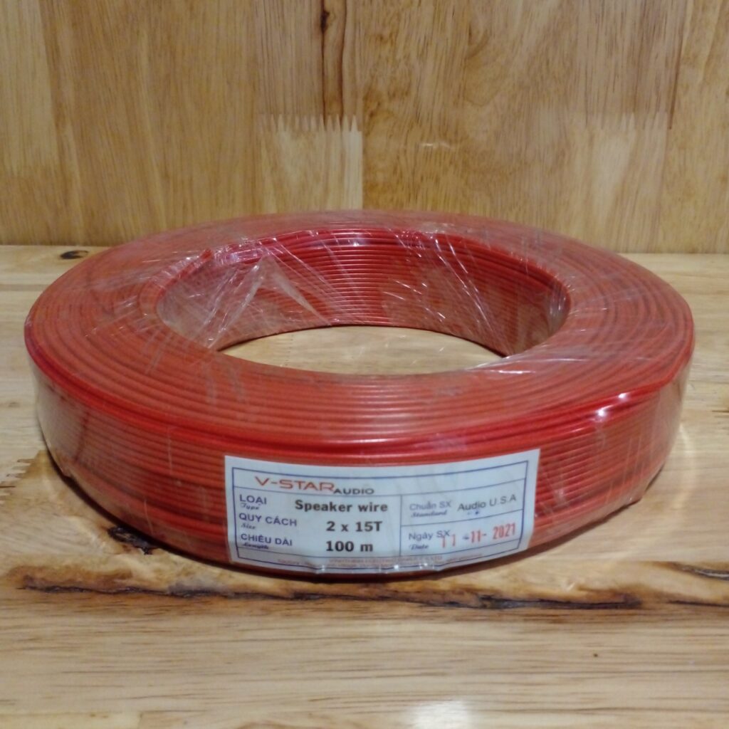 Dây loa loại Speaker wire, quy cách 2x15T  TGCN-53453 V-STAR