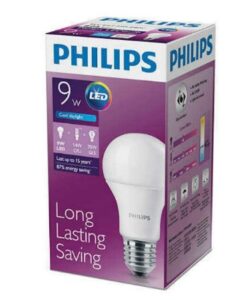 Đèn led bulb 9w, ánh sáng trắng 9W E27 6500K Philips
