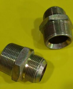 Kép ren, nối thẳng giảm 2 đầu ren ngoài ø49 x 43 chất liệu đồng thau  TGCN-53478 OEM-1338