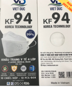 Khẩu trang y tế 4 lớp Việt Đức  KF94 Vietnam