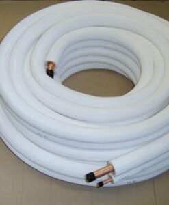 Ống đồng d6.35/15.88 + gen trắng cách nhiệt dày 0.7mm, 15m/cuộn  TGCN-53472 MALAYSIA