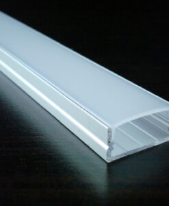 Thanh nhôm kích thước 3000 x 22.8 x 9.6mm, màu trắng đục, phụ kiện đi kèm nắp chụp  U2310 Oem-2846